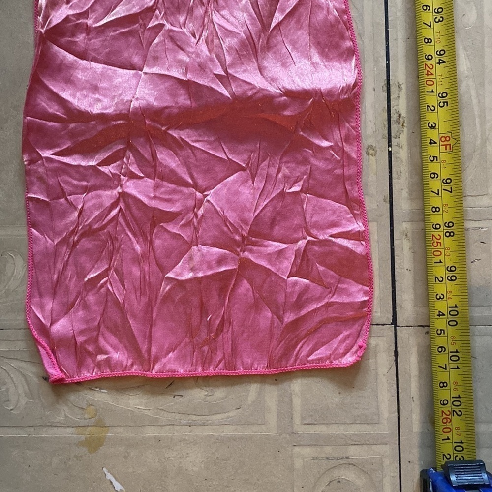 CHAIR TIES - 100 PINK Crush Iridescent 2 Sided Ties - Picture 8 of 10